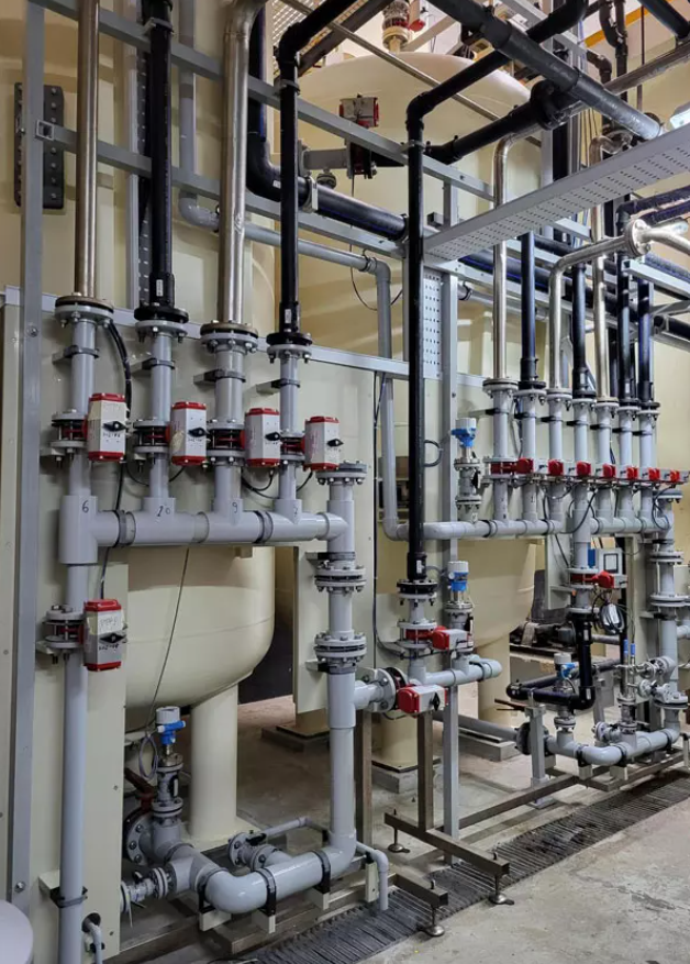 Resin Column Battery & Manifold